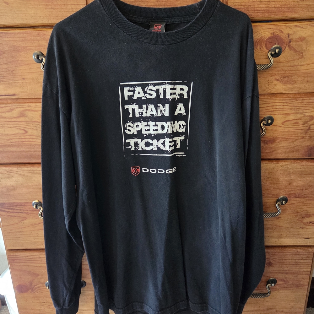 Dodge Black Long Sleeve T-Shirt